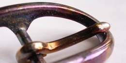 C型バックル　バーナー加工