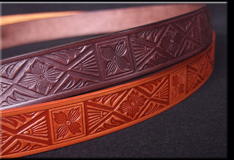 革ベルト・ファッションベルト カービング風 型押しプンターレ付きベルト 帯付け替え式 革ベルト・ファッションベルト カービング風 型押しプンターレ付きベルト 帯付け替え式