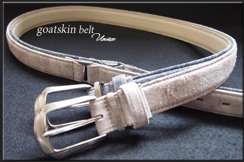革ベルト・ファッションベルト 優しい風合いと淡い色味が特徴の高級感溢れる山羊革ベルト 革ベルト・ファッションベルト 優しい風合いと淡い色味が特徴の高級感溢れる山羊革ベルト