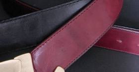 ベルト　修理　革付け替え