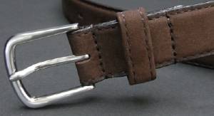 ヌメ革　ナスカンベルト