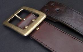 ベルト　修理　革付け替え